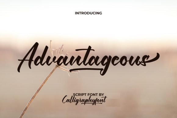 Advantageous: The Script Font for Scroll-Stopping Marketing