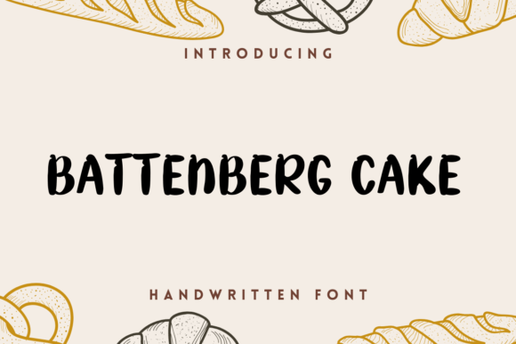 Batternbern Cake: A Playful Font for Handmade Brands