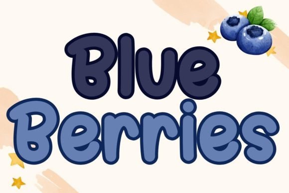 Blue Berries Font: A Sweet Typeface for Branding Projects