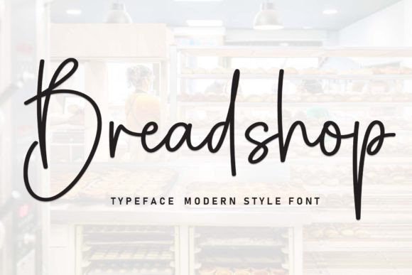 Breadshop: A Friendly Handwritten Font for Branding