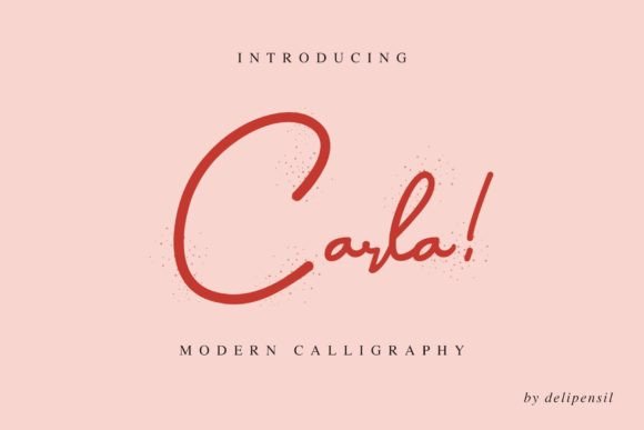 Carla: An Elegant Handwritten Font for Modern Web Design