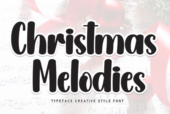 Christmas Melodies: A Handwritten Font for Festive Crafts