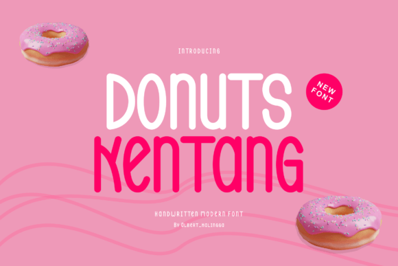 Donuts Kentang: A Friendly Font for Small Business Branding