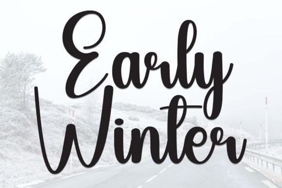 Early Winter: A Handwritten Font for Modern Web Design