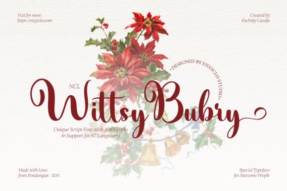 Elevate Web Design with the Wittsy Bubry Typeface