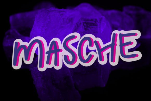 Masche: A Playful Handwritten Font for Editorial Design