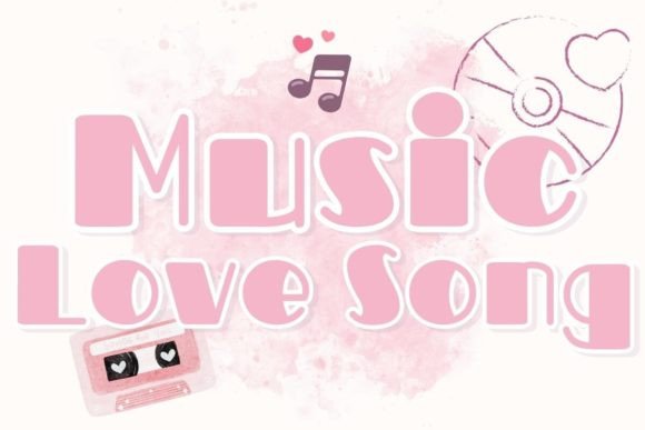 Music Love Song Font: A Melodic Typeface for Crafters