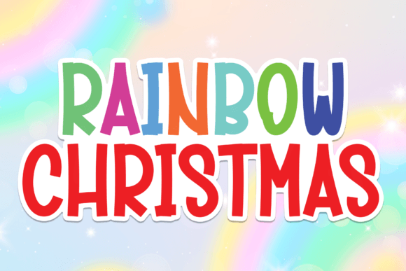 Rainbow Christmas Font Review: A Playful Typeface for Branding