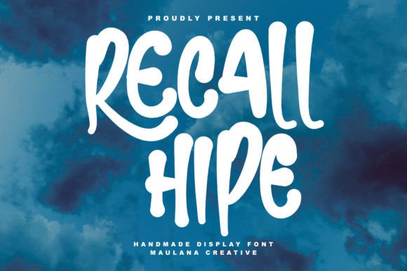Recall Hipe: A Display Font That Elevates Your Brand