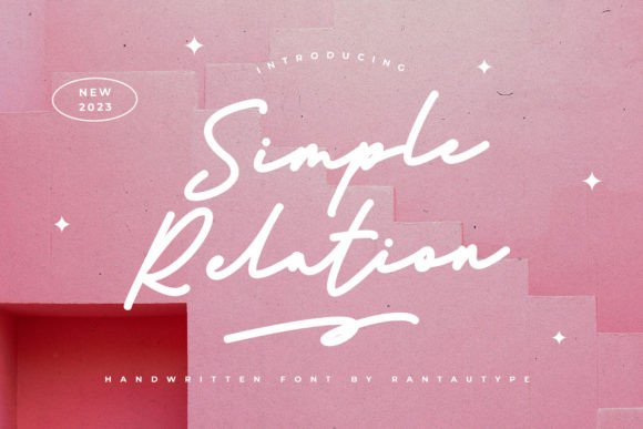 Simple Relation: A Modern Typeface for Digital Design