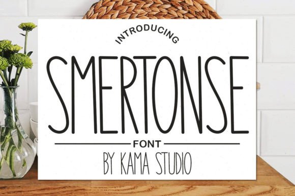 Smertonse: A Skinny Handwritten Font for Modern Campaigns