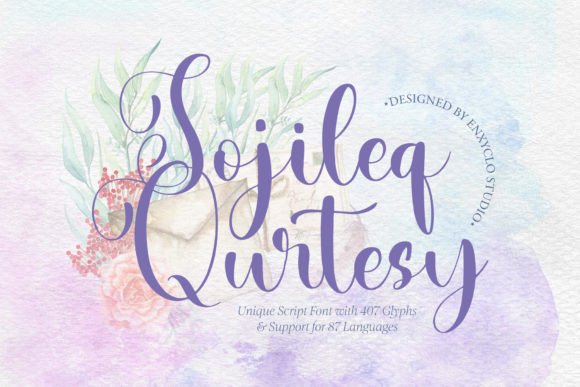 Sojileq Qurtesy Font Review for Web Designers
